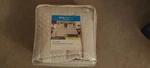 Queen Duvet / Coverlet +2 Std Shams, Ivory, Quilted, Five-star At Home. Fixed Price $77.00.