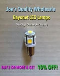 (5)BAYONET Led-lamps /6.3V-RECEIVER-MARANTZ Model 27 Dial Meter -color Choice !. Fixed Price $14.89.