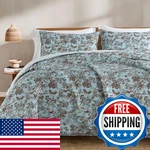 Texstead Set Queen Floral Patchwork Quilted Comforter Bedding 2 Pillow Sha. Fixed Price $78.66.