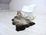 Real Herdwick Sheepskin Rug Grey Brown Deep Pile Chair Cover Area 147/1. Fixed Price $161.04.