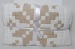 Pottery Barn Shimmer Snowflake Quilt, King/cal.king 108"W 92"L White/flax New. Fixed Price $239.95.