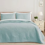 Twin Bedding Lightweight Aqua Blue Quilts Size For All Seasons, .... Fixed Price $43.53.