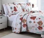 Spirit Linen Home Holiday Bells 3 Pc Quilt Set, Full/queen, Nib. Fixed Price $25.49.