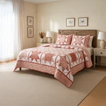 Emryn House Cotton Patchwork Quilt (terra Cotta). Fixed Price $34.99.