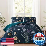 Dobuyly Floral Quilt Set Queen Dark Green Botanical Bedspread Coverlet. Fixed Price $81.59.