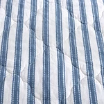 Stone Cottage Willow Way Ticking Stripe Cotton Blue 3 Piece Quilt Set-full/queen. Fixed Price $119.99.