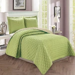 Elegant Comfort Luxury 3-PIECE Bedspread Coverlet Diamond Design Quilted Set. Fixed Price $73.12.