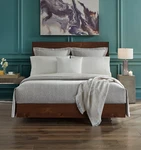 Sferra Ondate King Blanket Cover And Two (2) Shams Set Bluefin - New!. Fixed Price $598.95.