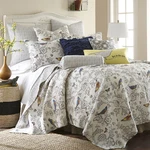 Mockingbird Toile Quilt And Pillow Sham Set - Levtex Home. Fixed Price $149.99.
