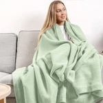 Carressa Linen Luxury Organic Cotton Blankets / Cal King, Sage Green. Fixed Price $80.23.