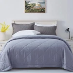 Sunstyle Home Twin 66X86 Bedspread Quilt Comforter Med/dk Grey Lightweight. Fixed Price $21.85.