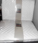 New Bellino Italy 500TC Quilted Cotton Percale Manhattan White King Shams. Fixed Price $68.00.