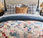 New Pottery Barn Jamie Reversible Quilt King/cal.. Fixed Price $213.99.