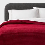 Ruched Velvet Quilt - Threshold. Fixed Price $32.29.