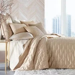 Brand New! Hudson Park Nouveau King Quilted Coverlet Gold. Fixed Price $174.99.