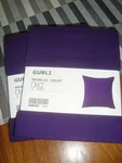 Set Of - Ikea Gurli Cushion Covers X 20" Dark Lilac Purple Pillow New. Fixed Price $21.70.