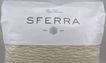 Sferra Ondate Dark Khaki King Coverlet Wavy Two Toned Textured Cotton Italy New. Fixed Price $340.00.