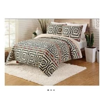 Jungalow Justina Blakeney King Size Hynotic Greek Key Quilt Set - 3 Pc. Fixed Price $50.00.