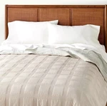 Full/queen Grid Stitched Windowpane Quilt - Taupe Hearth & Hand With Magnolia. Fixed Price $55.99.