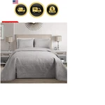Mk Collection 3PC King/california Solid Embossed Bedspread Cover Ove.... Fixed Price $46.19.