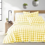 Levtex H2653 Home Elijah Plaid/stripe Cotton Quilt Set Yellow Size King. Fixed Price $277.50.