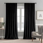 Aljctns Velvet Blackout Curtains 84" Long Luxury Bedroom Set 2 Panels. Fixed Price $69.35.