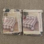 Vtg Hand Crafted Quilted Pillow Shams Dianas Ring 2830 Shabby Chic Cottage Core. Fixed Price $19.99.