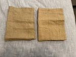 2 Nwt Pottery Barn Belgian Flax Linen King Shams -tumbleweed. Fixed Price $75.00.