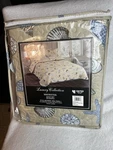 New Quilt Set Beach Ocean Sea Shells Reversible Full Queen 3PC Luxury Collection. Fixed Price $49.99.