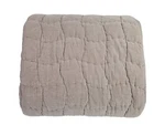 Pottery Barn Cozy Cloud King Pale Lilac Velvet Quilted Ob Nwot Read. Fixed Price $199.95.