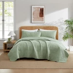 Great Bay Home Oversized Quilt Set Full/queen Sage Green Microfiber Bedspread 10. Fixed Price $39.00.