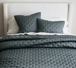 Pottery Barn - New Tencel Quilt Color: Steel Blue ( Sale Off ). Fixed Price $159.99.