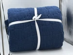 New Pottery Barn Cozy Cloud Quilt King Navy Blue. Fixed Price $199.00.