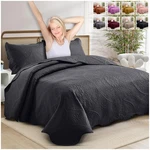 Luxury Bedspread 3 Piece Reversible Quilt Coverlet Bedding Set With Pillow Shams. Fixed Price $18.44.