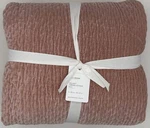 Pottery Barn Cross Stitch Velvet Full / Queen Quilt Rosewood. Fixed Price $199.95.
