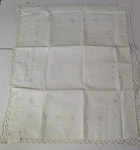 Sweet Embroidered Pillow Sham Pink Rosebuds Standard. Fixed Price $30.00.