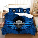 3D Blue Harleydavidson Motorcycle Quilt Cover Set Bedding. Fixed Price $72.95.