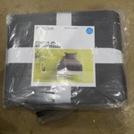 Twin/twin Extra Long Satin Quilt Dark Gray - Room Essentials: Midweight Sateen. Fixed Price $14.99.