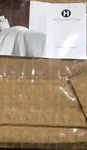 Hotel Collection Luxury Luxe Border F/ Queen Quilted Coverlet, $335- New. Fixed Price $159.00.