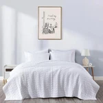 Chezmoi Collection Madrid 2-PIECE Vintage Washed Solid Cotton Quilt And Shams. Fixed Price $125.29.