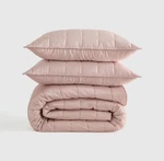 Quince Box Quilt Set Organic Bamboo Soft Blush Full Queen Nwot Open. Fixed Price $115.00.