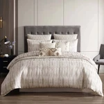 Riverbrook Home 10PC Queen Milan Comforter Bedding Set Tan: Includes Euro Shams. Fixed Price $85.99.