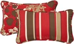 Pillow Reversible Floral Stripe Indoor/outdoor Accent Throw. Fixed Price $56.81.
