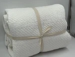 New West Elm Reflections Matelasse Quilt, King, White. Fixed Price $149.00.