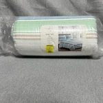 Indigo & Ivory Quilt Set King Green Blue White Striped 3PC Bedding New. Fixed Price $50.00.