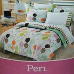 Peri 7 Pc Deco Dots Full Size Ultra-soft Microfiber Comforter & Sheet Set New!. Fixed Price $159.00.