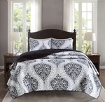 2 Piece Quilt Coverlet Bedspread Ultra Soft Printed Damask Pattern, Twin/twinxl. Fixed Price $25.00.
