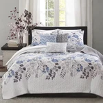 Madison Park Raven 6-PC Printed Quilt Set With Throw Pillows. Fixed Price $161.70.