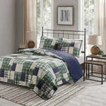 Madison Park Timber 3 Piece Reversible Printed Quilt Set. Fixed Price $103.99.