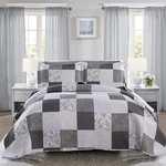 Ycosy Floral Quilt Set Full/queen Size Patchwork Plaid Bedding Flower Revers. Fixed Price $54.96.